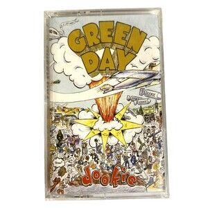 Green Day Dookie 1994 Blue Cassette Tape Vintage New Sealed Reprise 9 45529-4